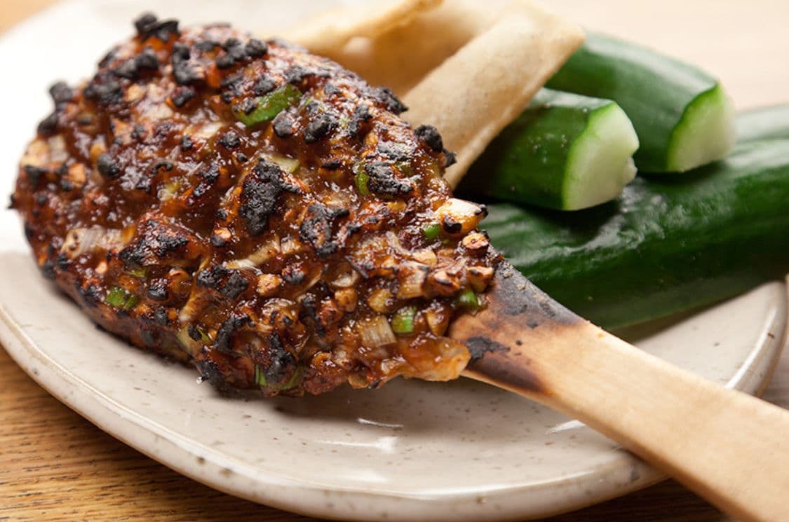 朝日庵 蕎麦味噌焼き