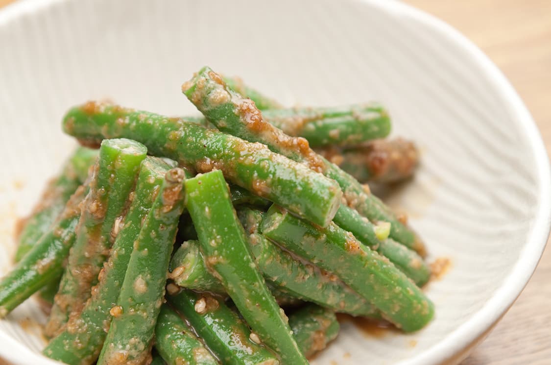 朝日庵 季節の胡麻和え